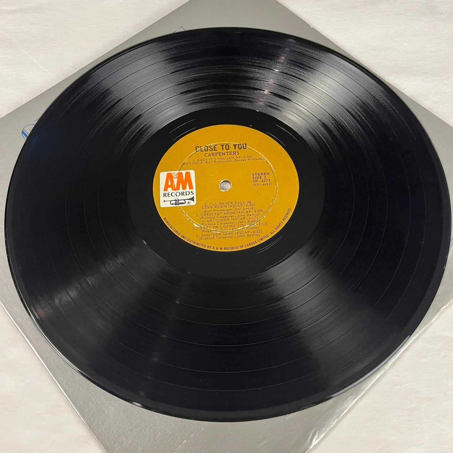 Carpenters Close To You